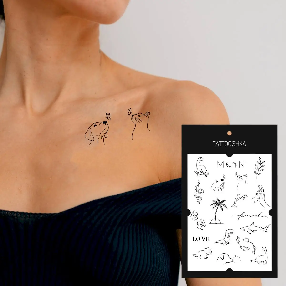 Набор тату &quot;Динозаврики&quot; Tattooshka LB-148 (4825800010235)  Фото №2