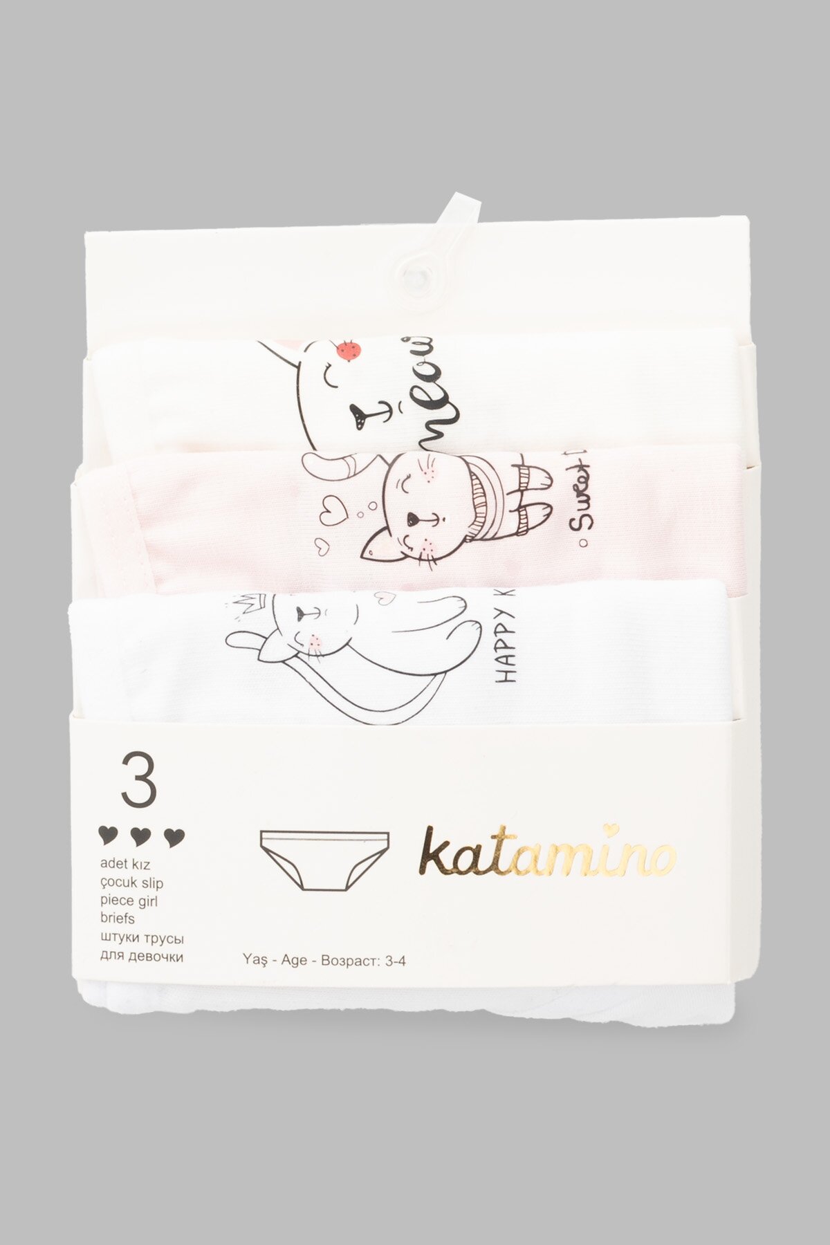 Набор трусов 3 шт для девочки Katomino К128448 98-104 см Разноцветный (2000990706973A)  Фото №11