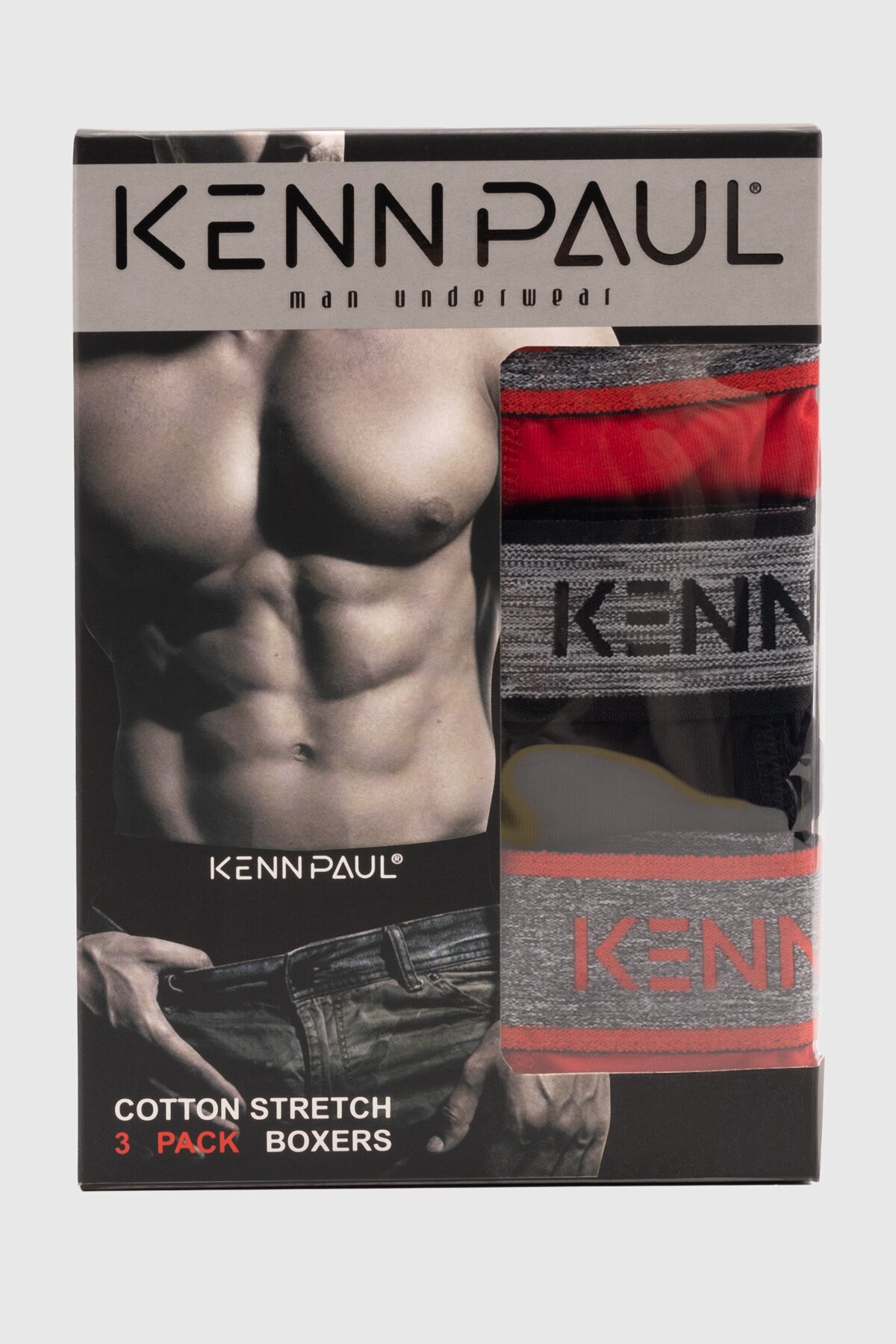 Набор трусов мужских KENN PAUL 112/2 XL Красный (2000990374233А)  Фото №8