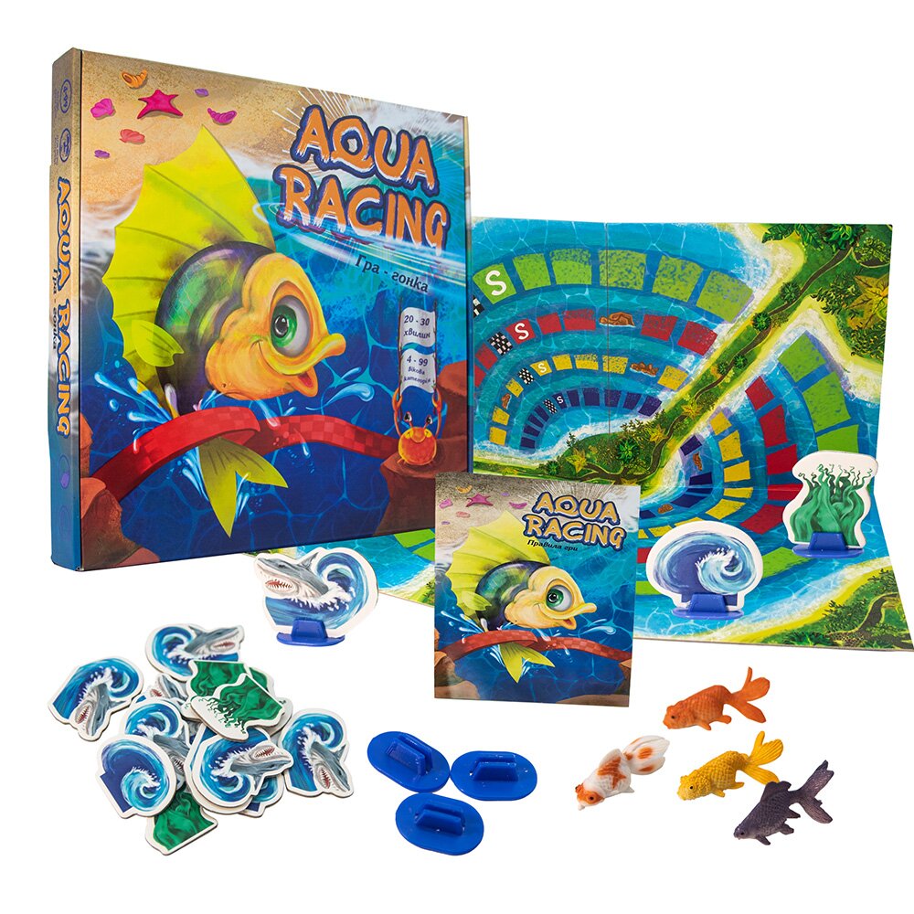 Настольная игра &quot;Aqua racing&quot; 30416 (4820220562043)  Фото №1