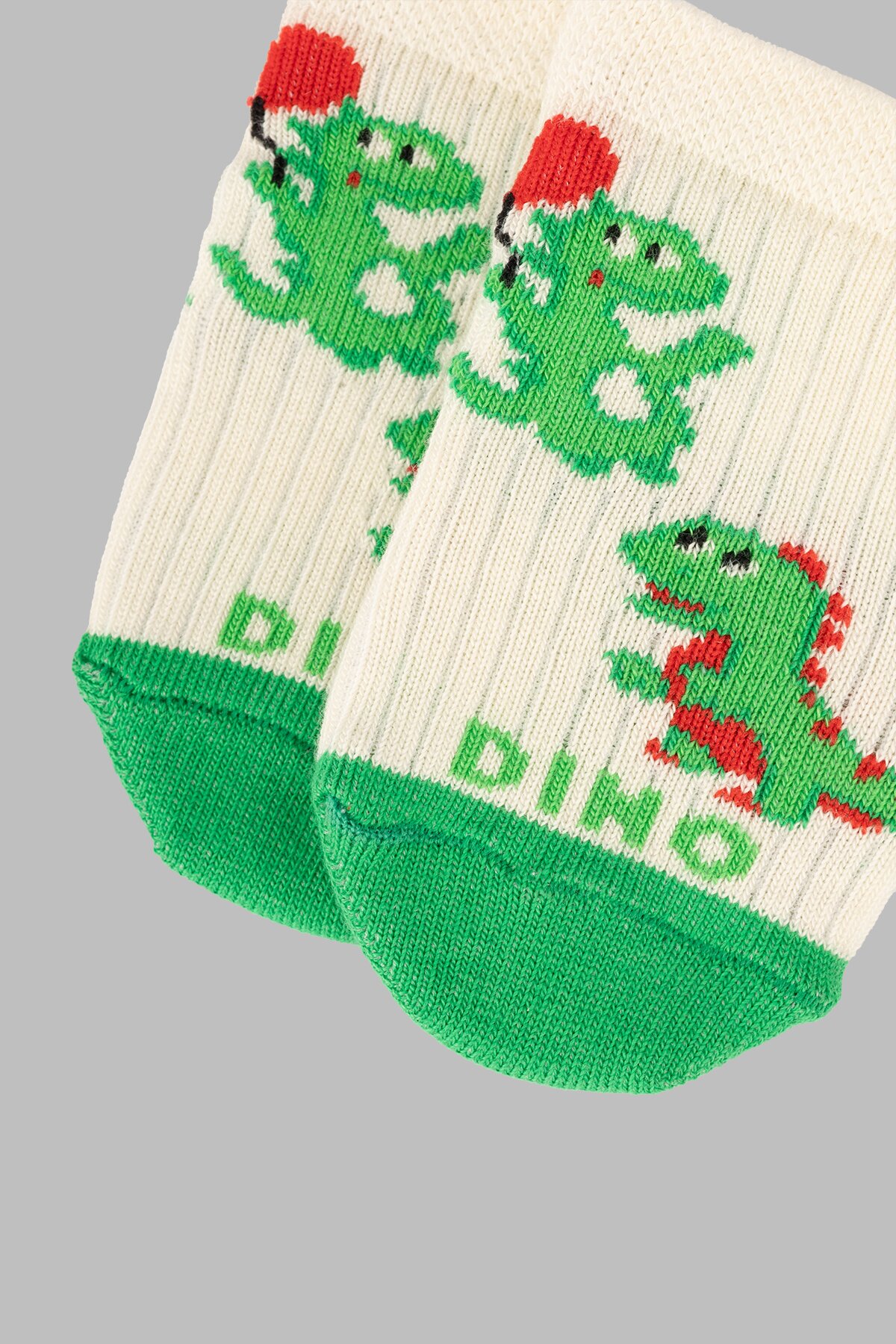 Носки для мальчика VT Socks ШДК024-1751 Дино 8-10 Молочный (2000990692962A)  Фото №2
