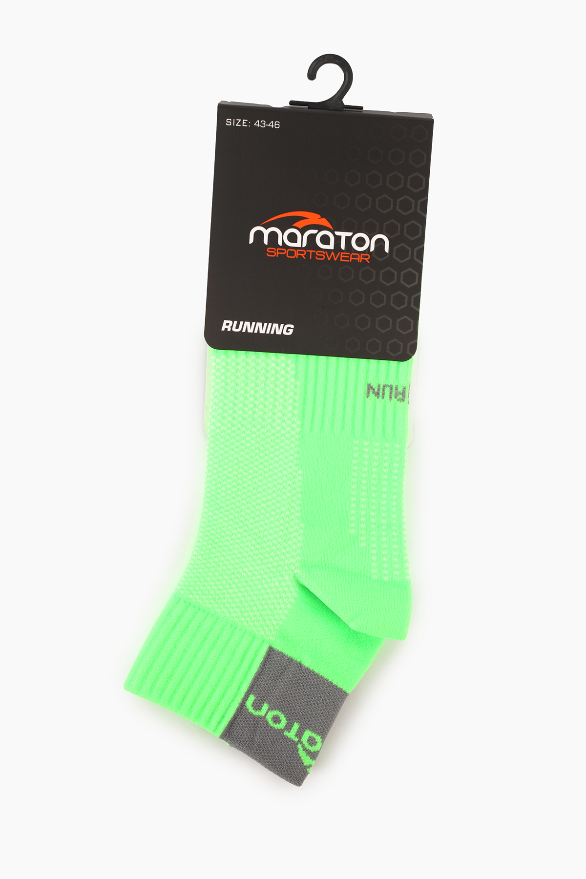 Шкарпетки фітнес Maraton 1770001 43-46 Салатовий (2000989831563A)  Фото №2