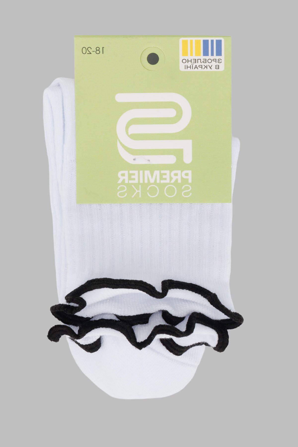 Купити Шкарпетки для дівчинки Premier Socks Рюші 16-18 Білий (4820203339822A) Артикул: 4820203339822 Фото повноекранне №7
