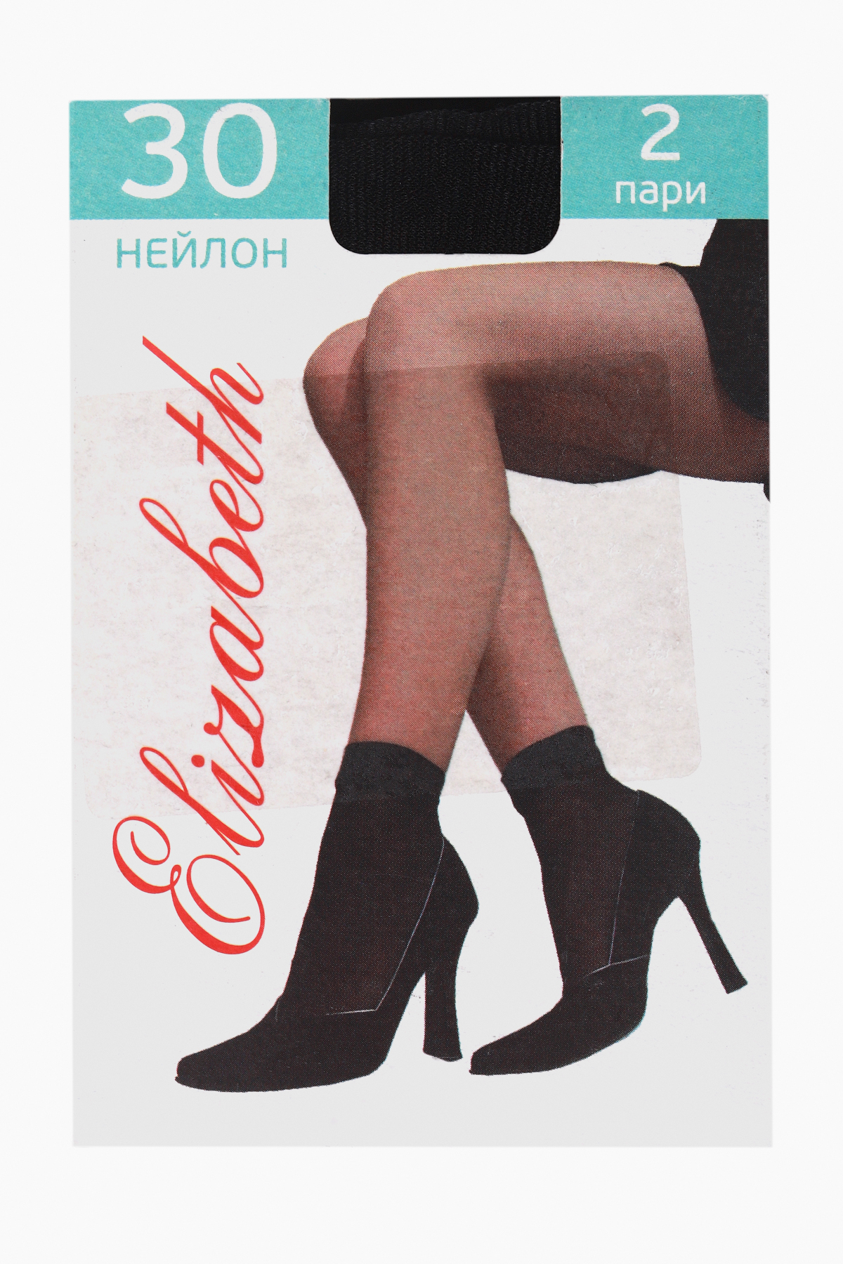 Носки женские 2 пары 30D ELIZABETH One Size Черный (2000902482810S)  Фото №3