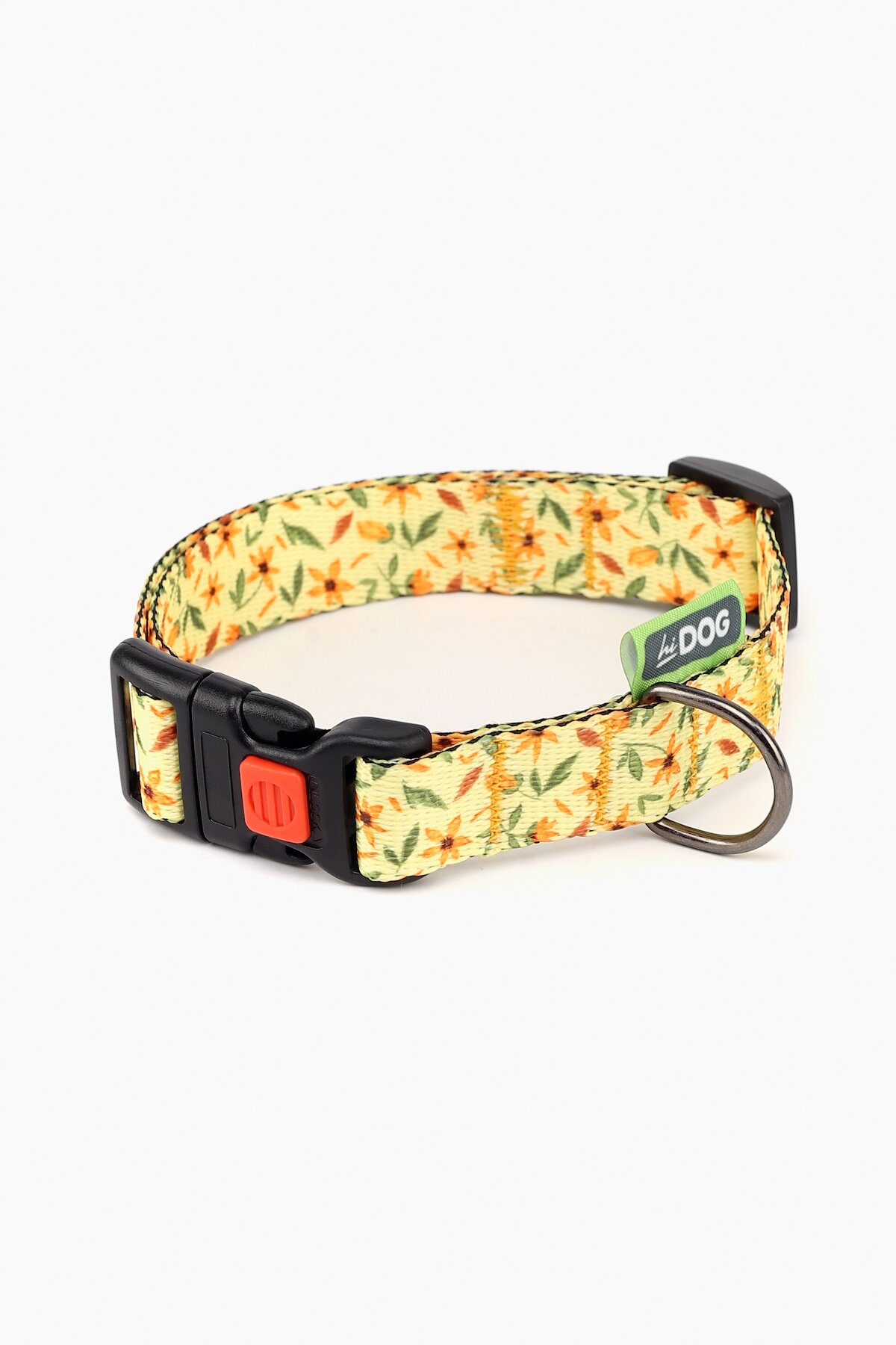Нашийник ТМ HIDOG &quot;Flowers yellow&quot;, розмір M (ширина 20мм (30-40 cм)) (2100102287014A)(SN)  Фото №0
