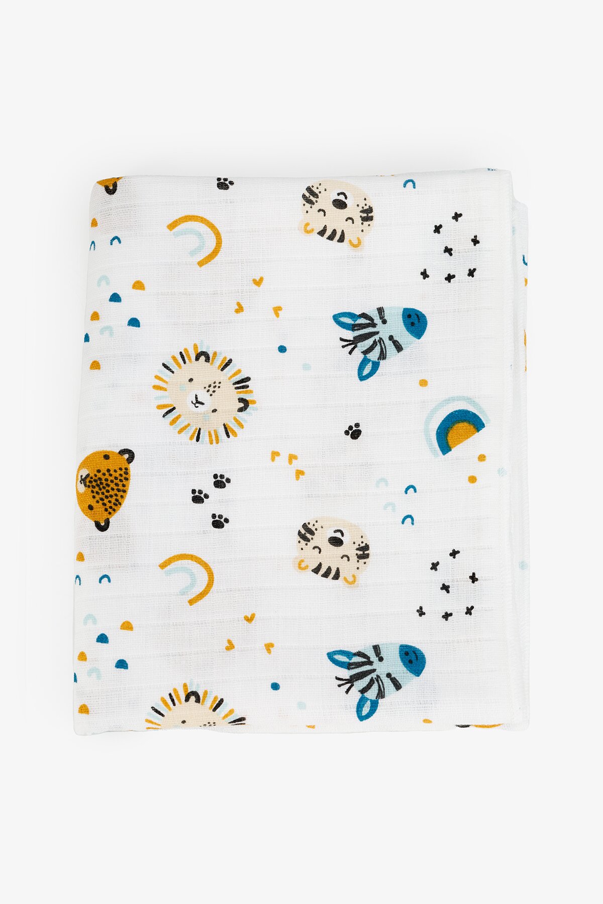 Пелюшка муслінова Trendy Tot Модний карапуз 03-01494 Білий  Фото №3