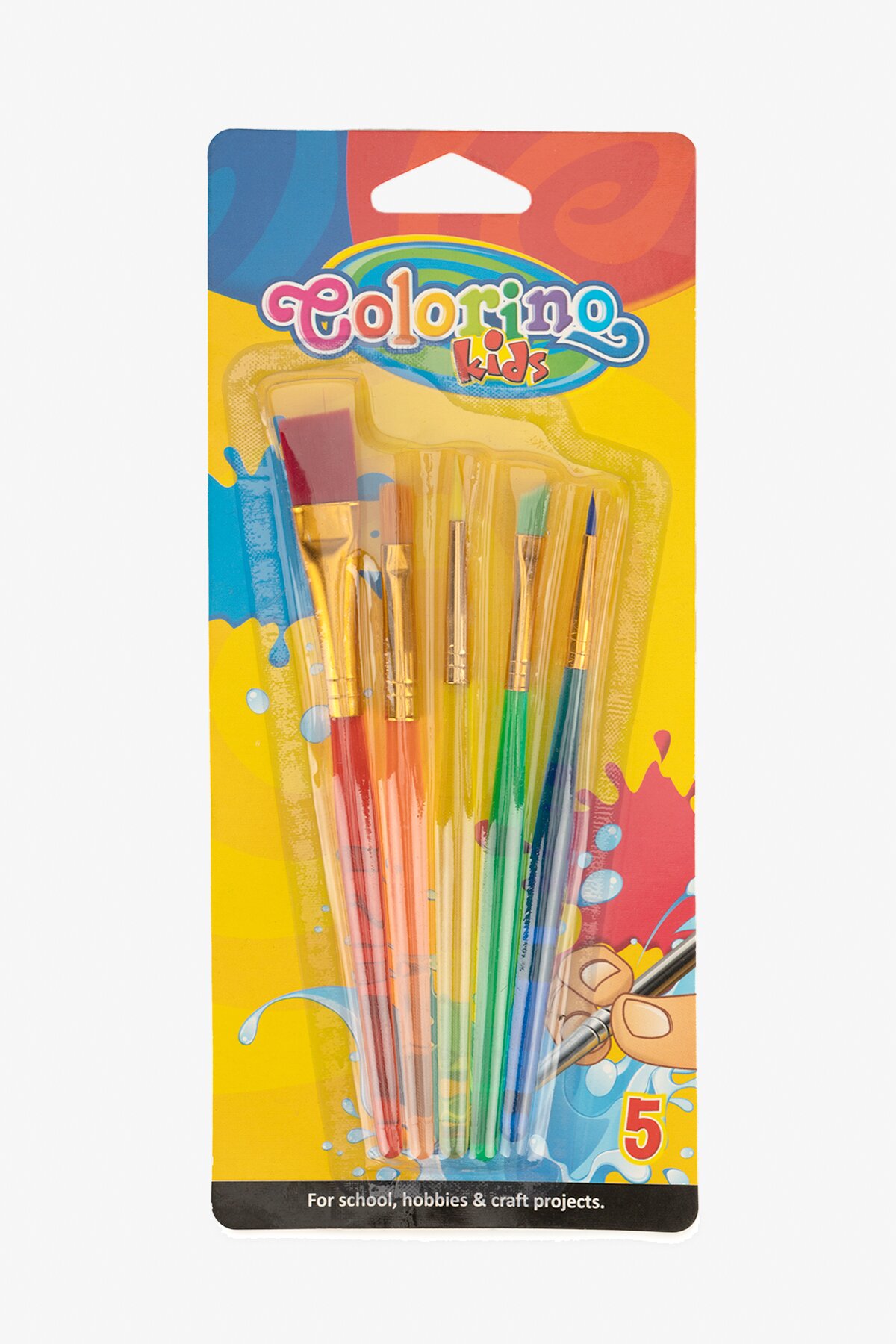 Кисточки акриловые COLORI 32599PTR 5 шт Разноцветный