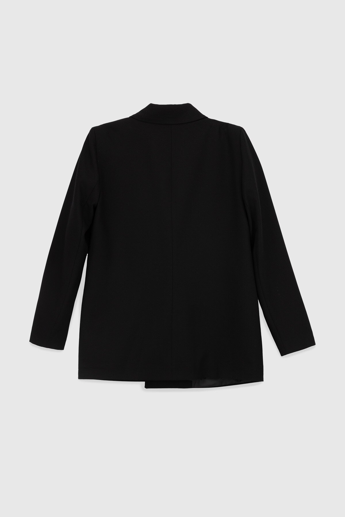 Пиджак однотонный женский Karol 4949-B 2XL Черный (2000990146373D)  Фото №11
