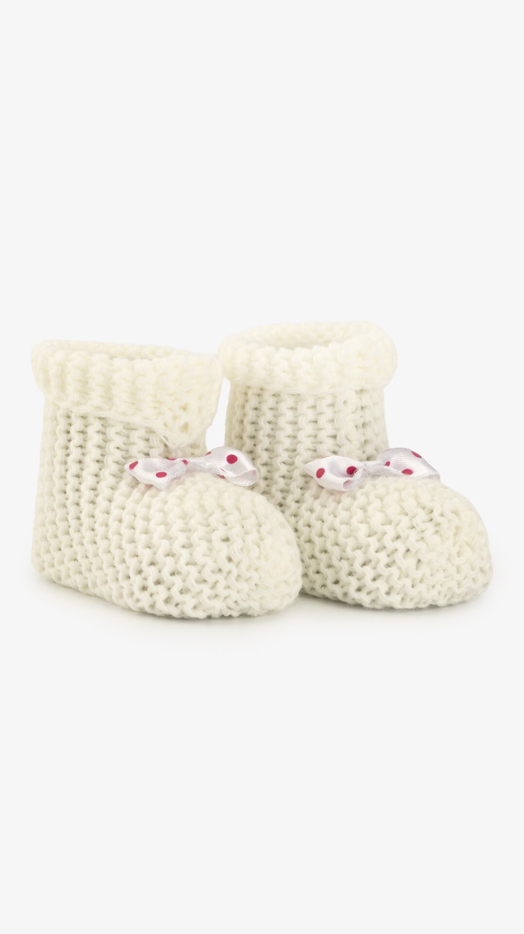 Купити Пiнетки в'язані для дівчинки Very Socks 140 0-1 рік Молочний Артикул: 2000999408137 Фото повноекранне №1