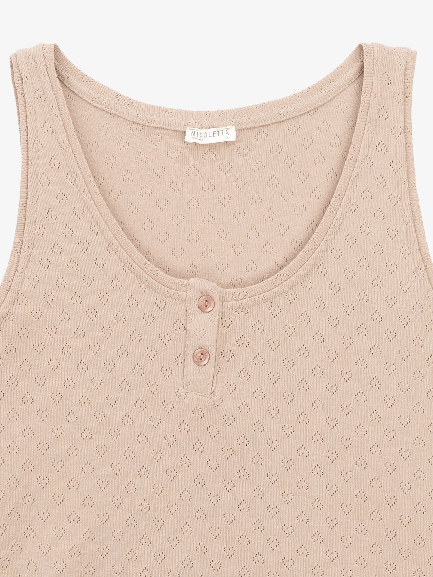 Купити Піжама жіноча Nicoletta 2XL 45803 Кавовий Артикул: 2000999576515 Фото повноекранне №3