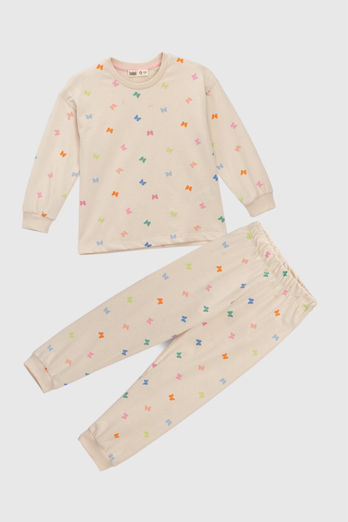Пижама для девочки Isobel PJ-31207 3-4 года Бежевый (2000990733672A)  Фото №5