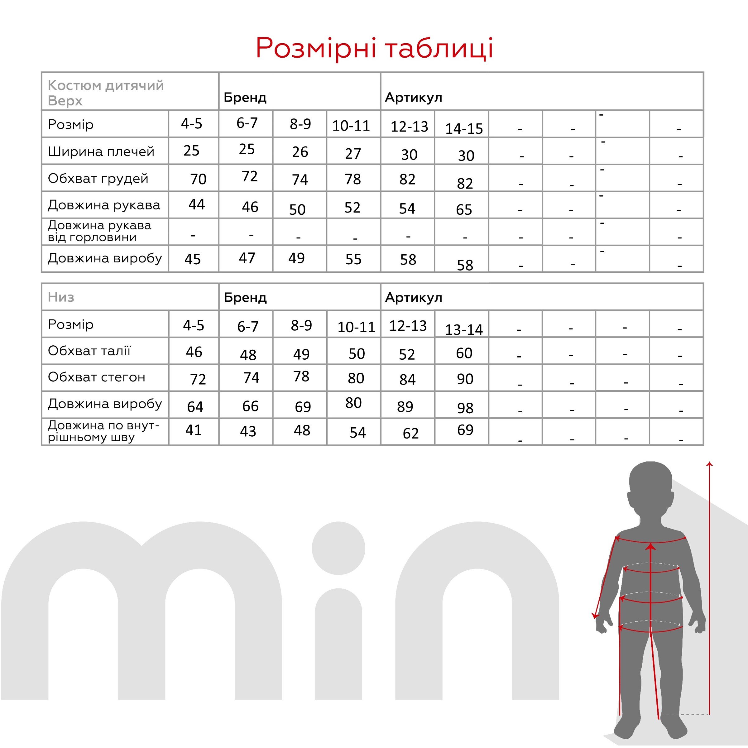 Піжама для дівчинки Misenza K35068 4-5 роки Рожевий (2000990075390A)  Фото №20