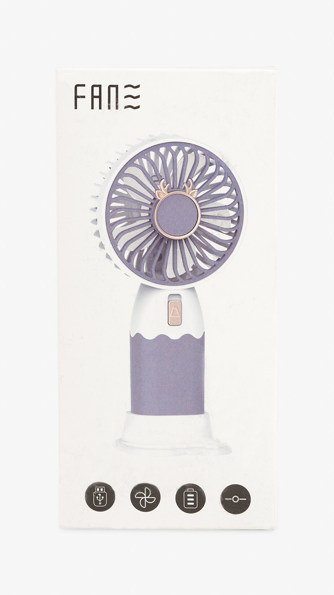 Портативний вентилятор Mini Fan-210 Блакитно-синій  Фото №3