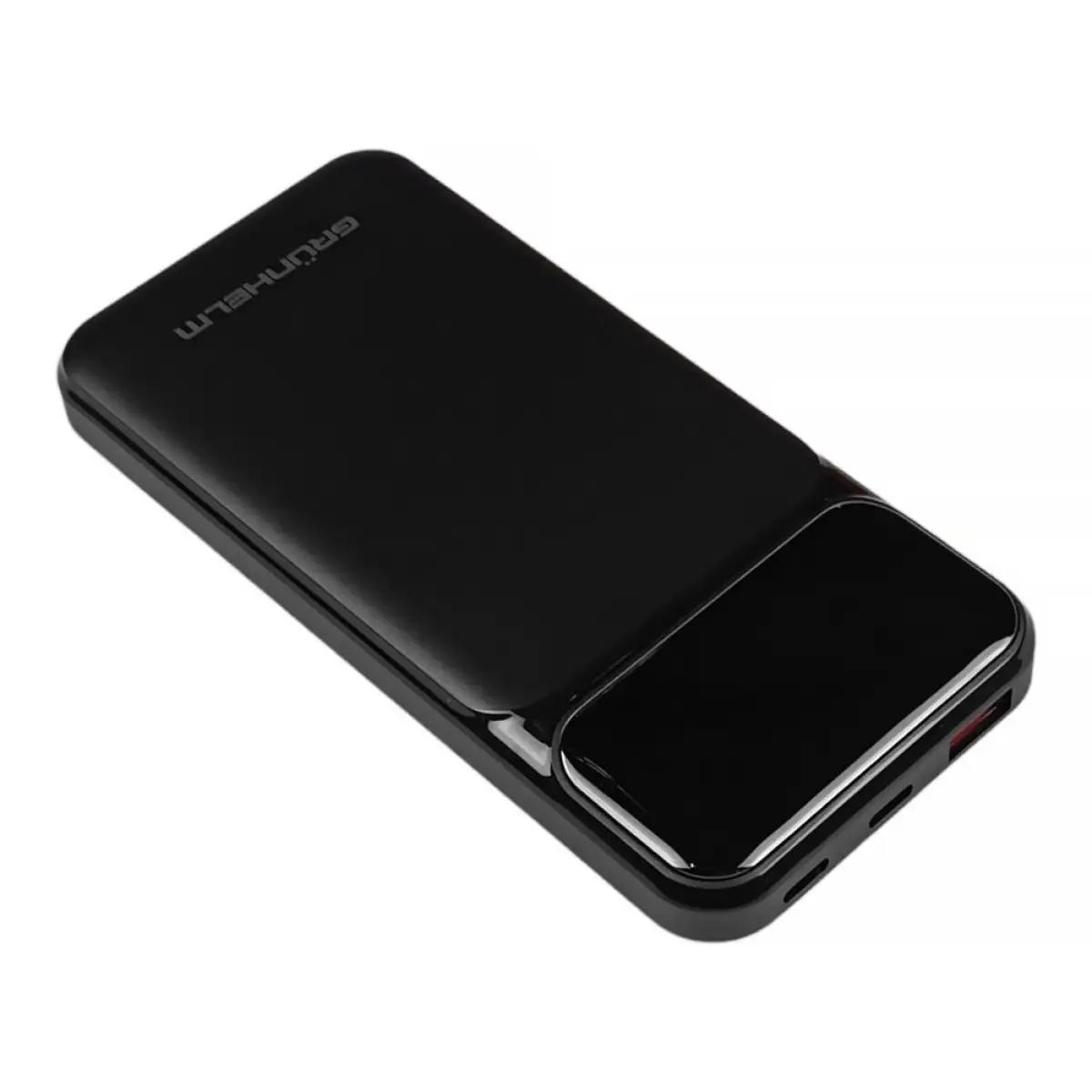 Купити Повербанк GRUNHELM GP-10BQC 10.000 mAh; швидка зарядка 22.5W Чорний Артикул: 6990001375273 Фото повноекранне №2