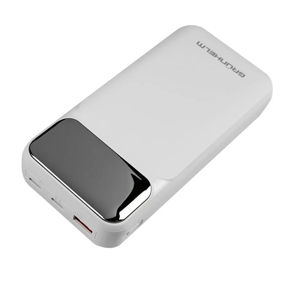 Купити Повербанк GRUNHELM GP-20WQC 20.000 mAh; швидка зарядка 22.5W Білий Артикул: 6990001375297 Фото повноекранне №2