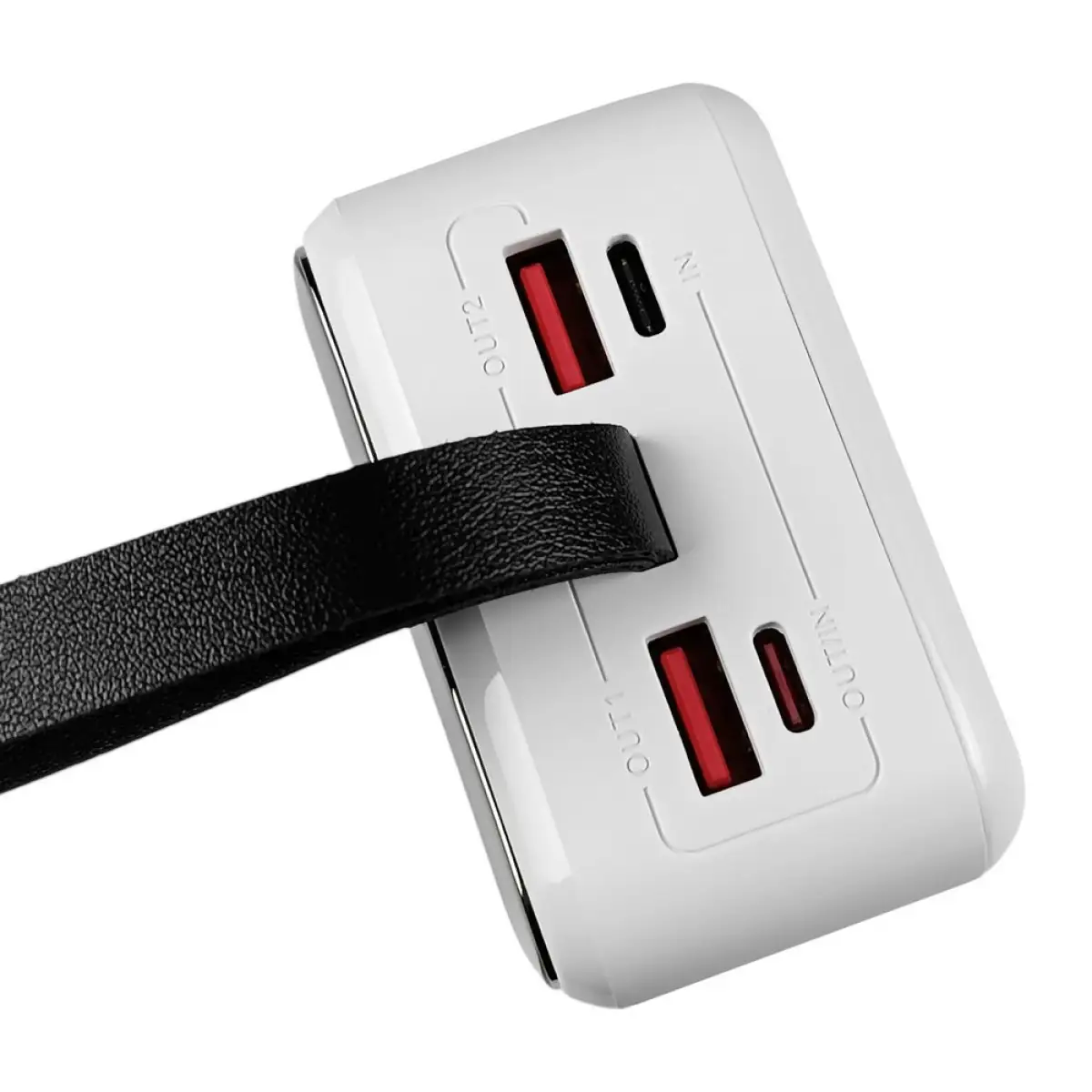 Купити Повербанк GRUNHELM GP-30WQC 30.000 mAh; швидка зарядка 22.5W Білий Артикул: 6990001375310 Фото повноекранне №2