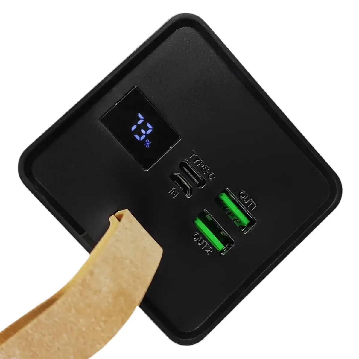 Купити Повербанк GRUNHELM GP-50BQC 50.000 mAh; швидка зарядка 22.5W Чорний Артикул: 6990001375419 Фото повноекранне №2