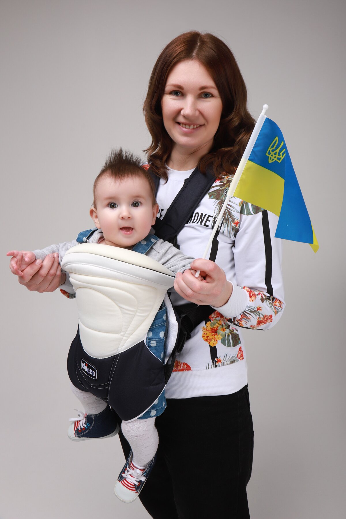 Прапорець &quot;УКРАЇНА ТРИЗУБ&quot; на присосці 780012 (2000989356127A)  Фото №1
