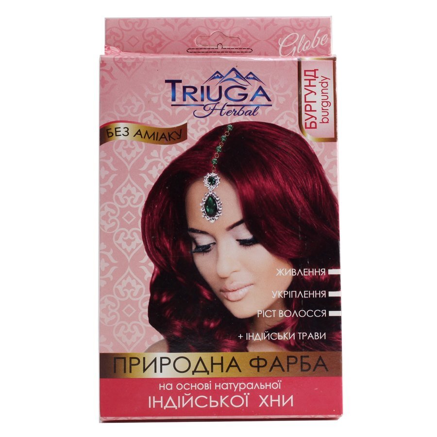 Природна фарба на основі хни &quot;Бургунд&quot; Triuga 4144 25 г (8908003544144)