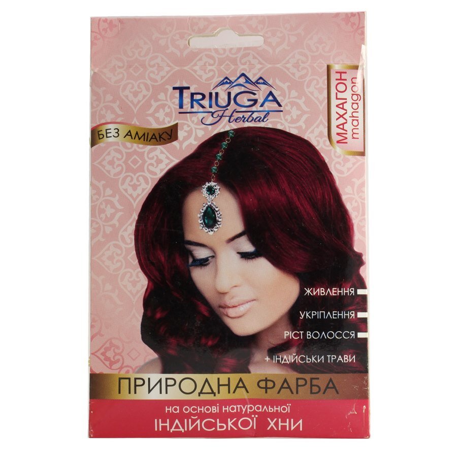 Природная краска на основе хны &quot;Махагон&quot; Triuga 4175 25 г (8908003544175)