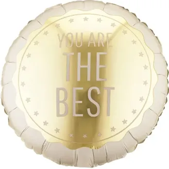 Купити Кулька "You Are The Best" Party Хата 3202-3603 Золотий Артикул: 5904555029774