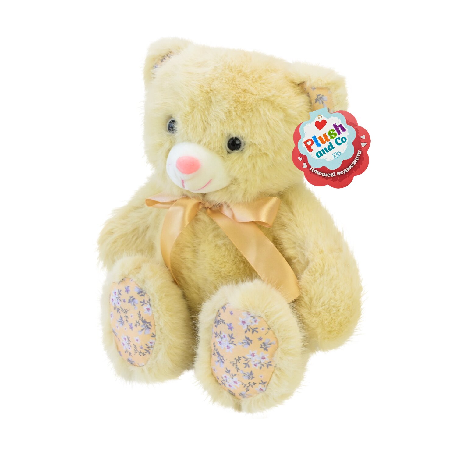Купить Мягкая игрушка Медвежонок Plush and Co PLC25011 Бежевый Артикул: 2000999658334