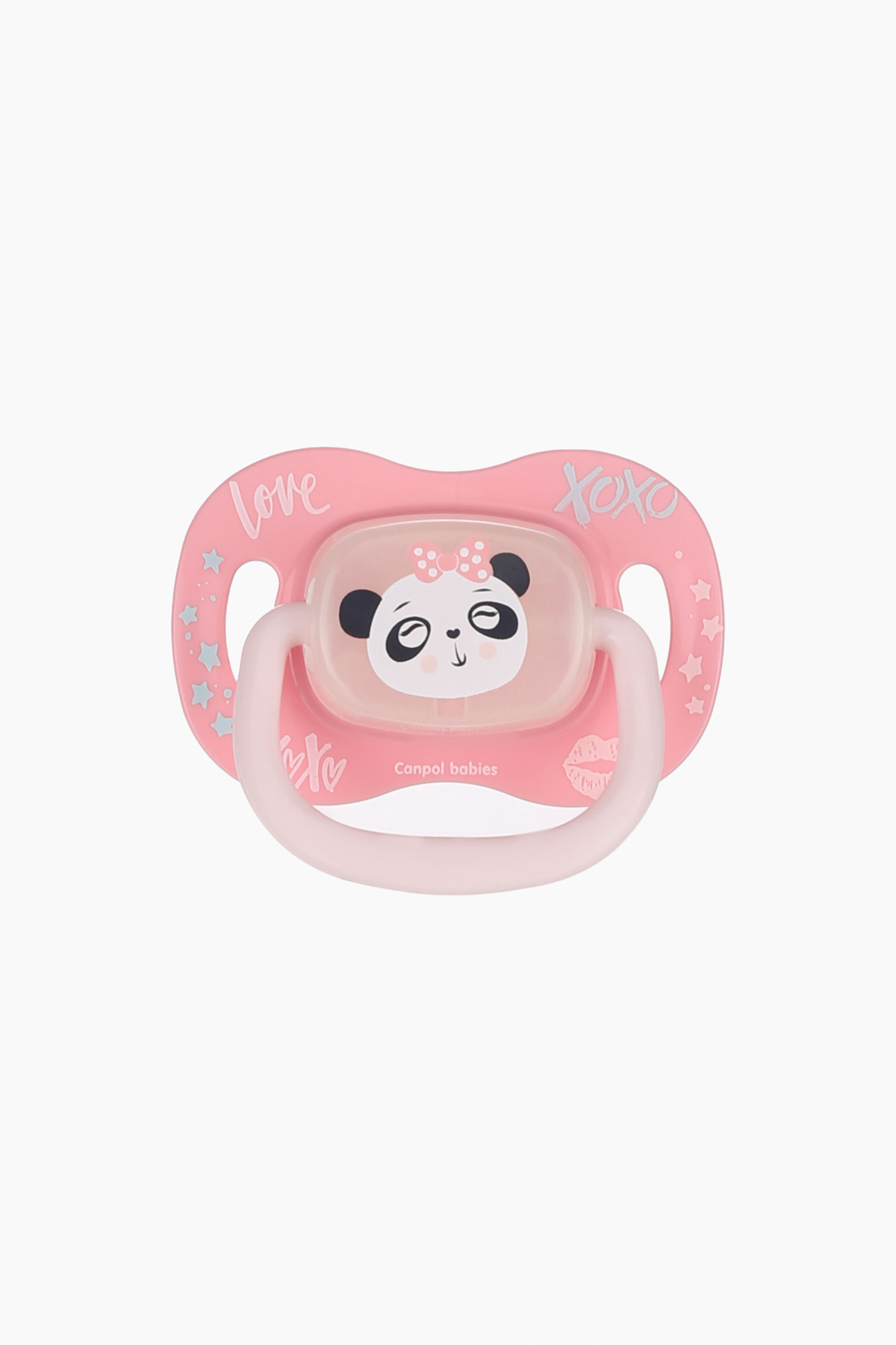 Пустушка силіконова симетрична 0-6 Canpol Babies EXOTIC 34/920_panda Різнокольоровий (5901691870161)  Фото №0