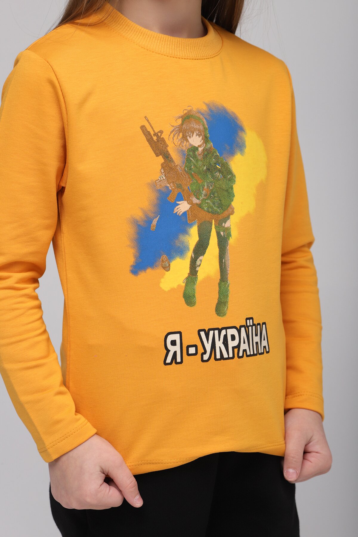 Реглан для дівчинки ADK 207 116 Горчичный (2000989263562D)  Фото №1