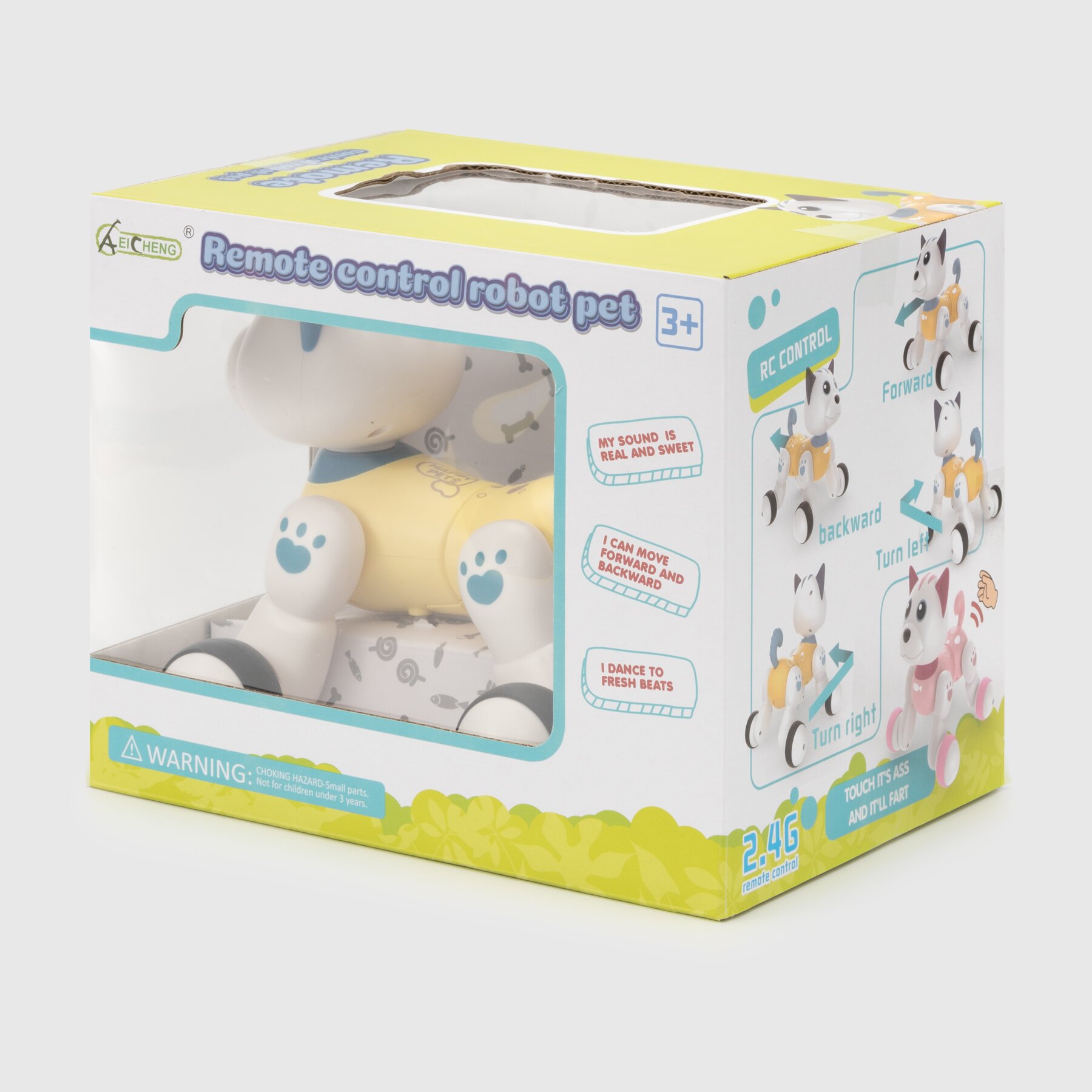 Робот Кошечка р/у F.C. TOYS 1086A Желтый (2000989942702)  Фото №4