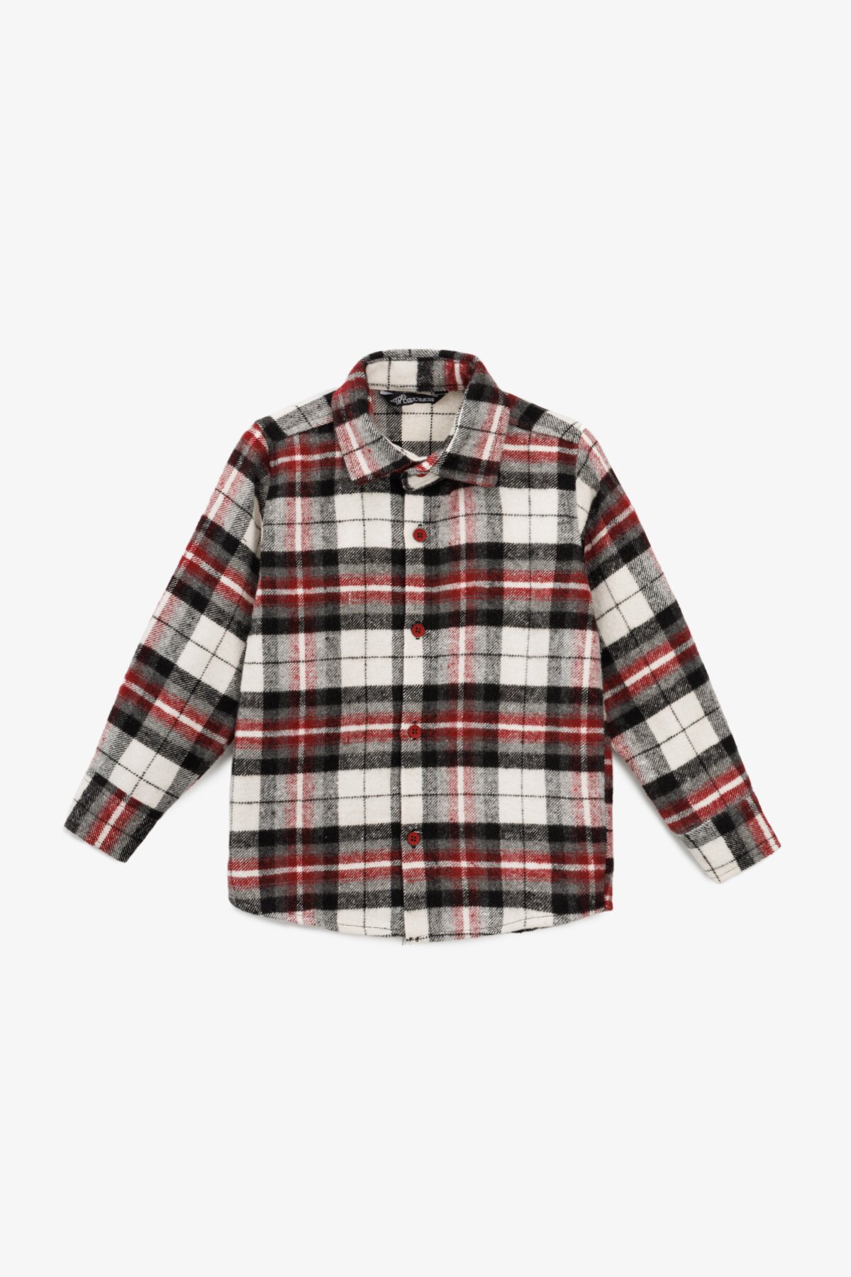 Рубашка с узором для мальчика Moda arpol DN2500 92 см Бордовый  Фото №0