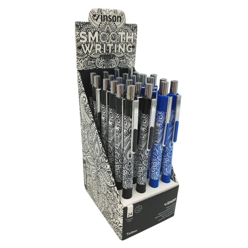 Ручка масляная автоматическая «Smooth writing» Vinson 103 Синий (6948910001035)(SC)