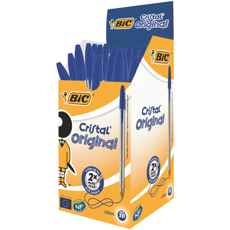 Ручка шариковая &quot;BIC&quot; Cristal bc8373609 Синий (2000989676065)(SC)  Фото №2