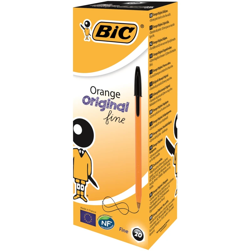 Ручка кулькова &quot;BIC&quot; Orange 1199110114 Чорний (70330101623)(SC)  Фото №2