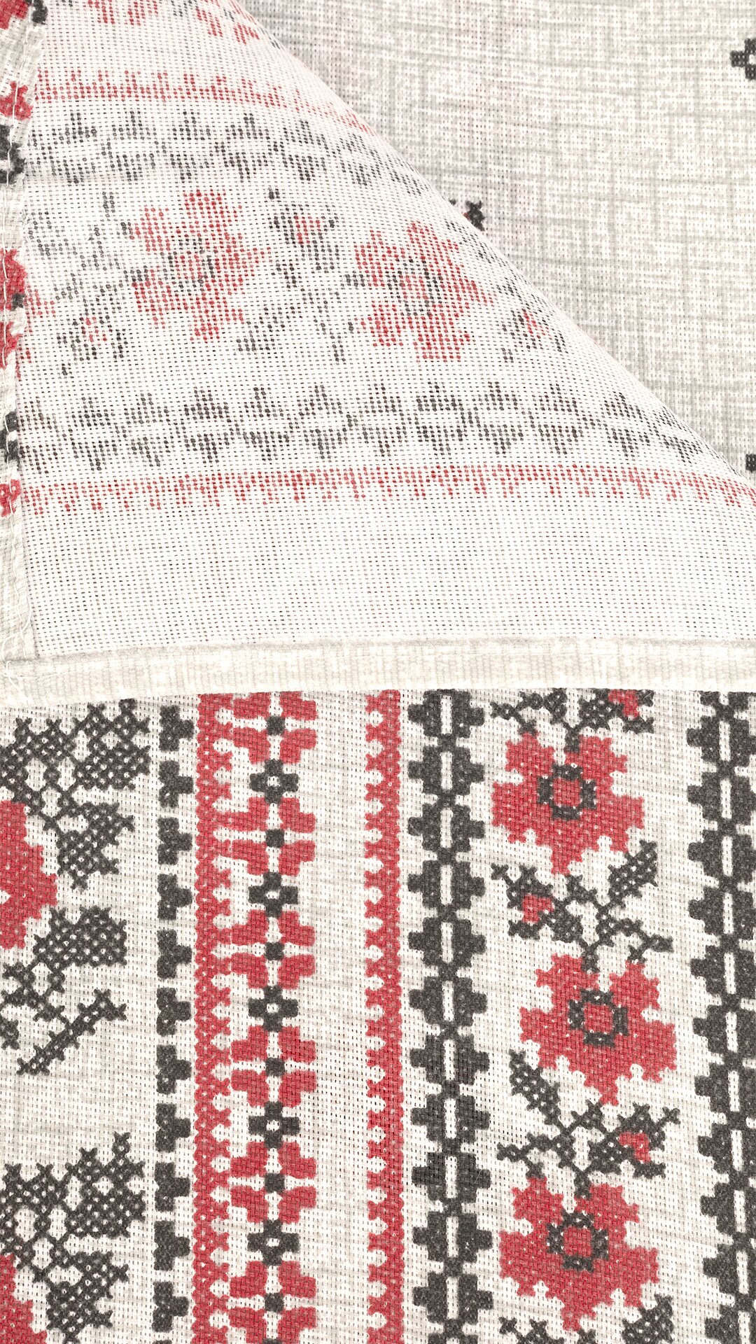 Купити Рушник кухонний лляний "Маки" SD15732 75 х 35 см Червоний Артикул: 2800000100827 Фото повноекранне №3