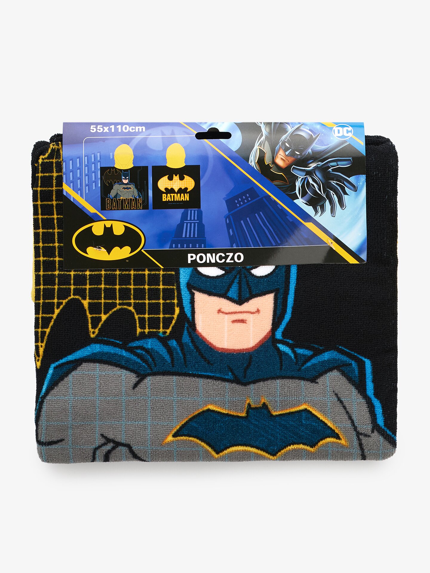 Купити Рушник-пончо для пляжу BAT 52 46 507 55 х 110 см Чорно-жовтий Артикул: 5904009189160 Фото повноекранне №3