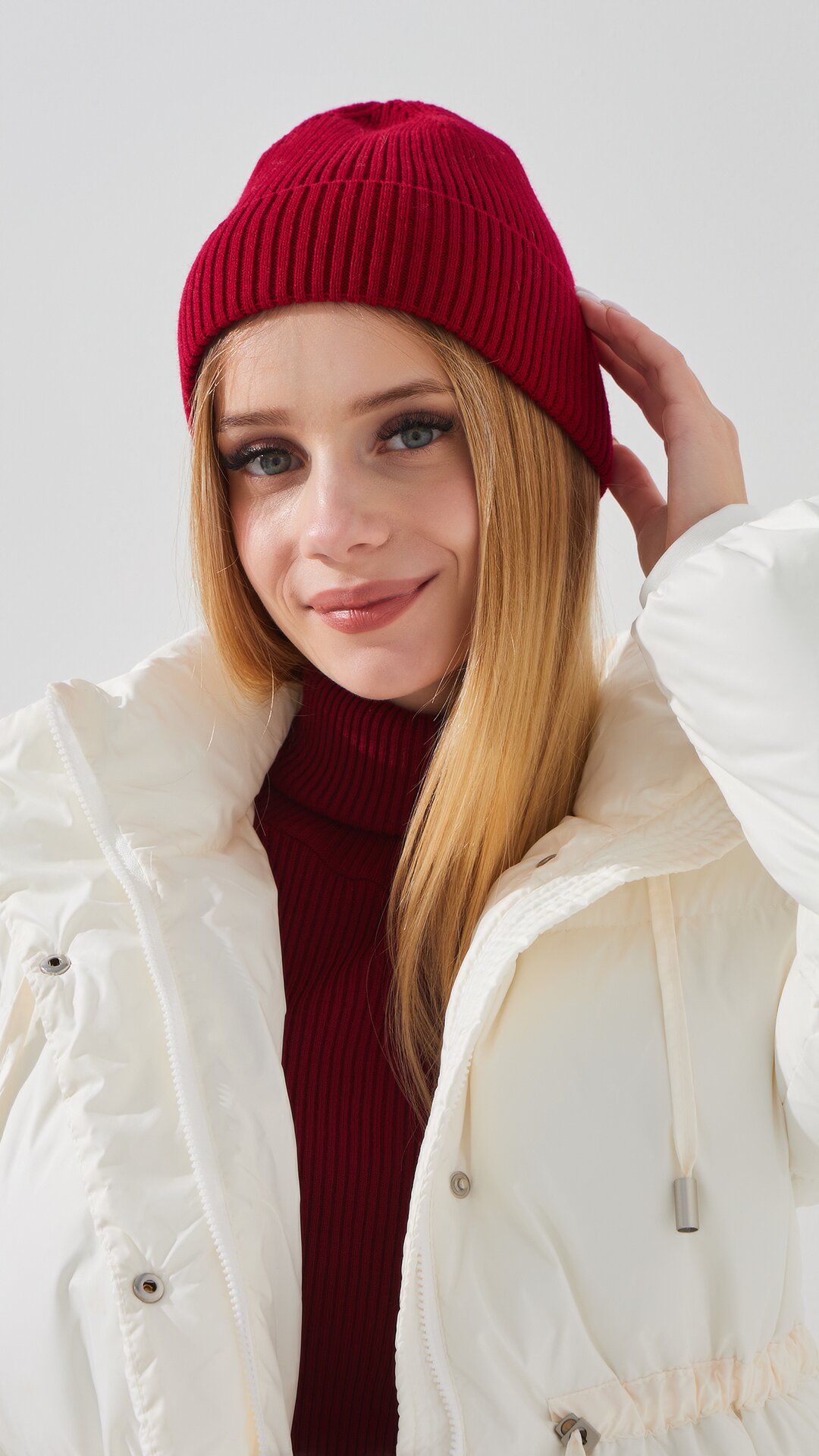 Купити Шапка дитяча унісекс LAWA KBA02301 One Size Бордовий Артикул: 2888000018373 Фото повноекранне №1