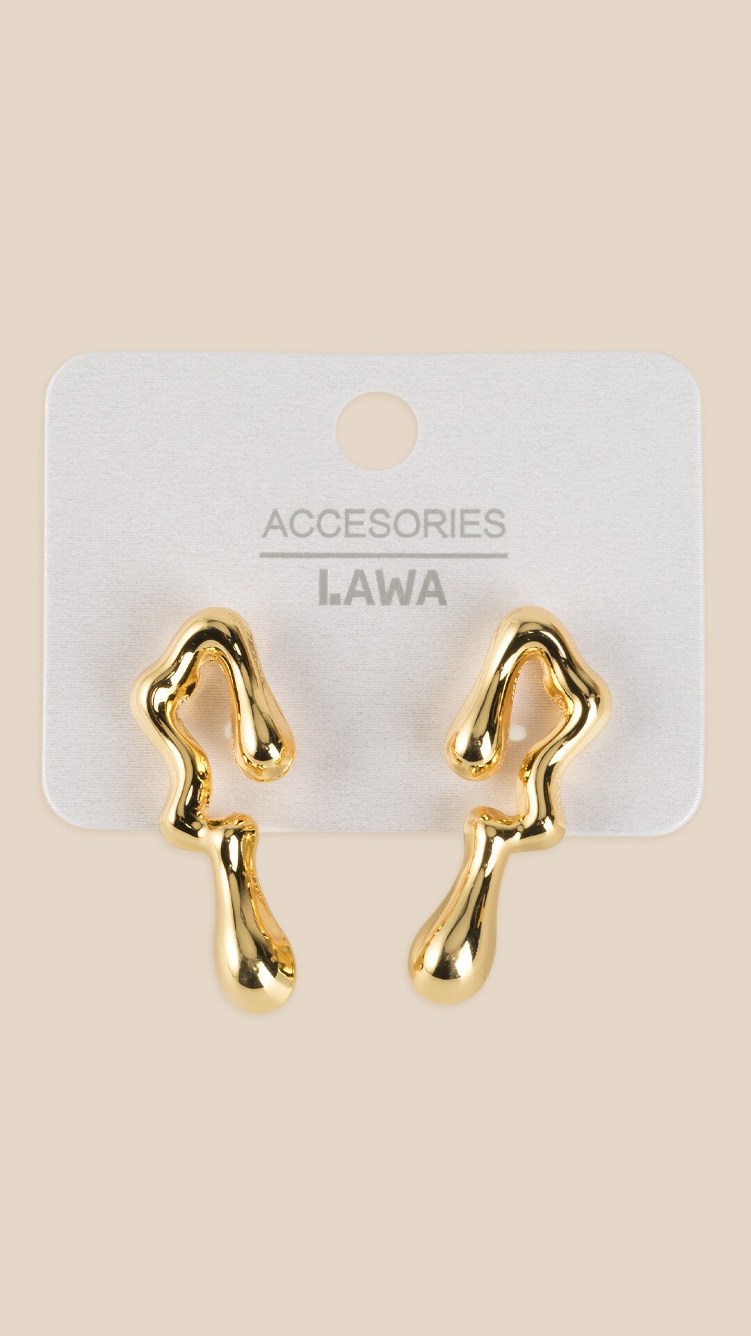 Купити Сережки жіночі Краплі "База" LAWA WTJ02623 Золотий Артикул: 2000999550676 Фото повноекранне №2