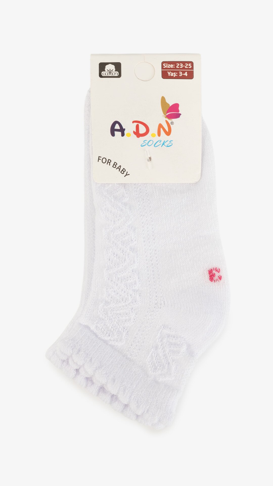 Носки для девочки ADN Kids 1307 80-92 см Белый  Фото №3