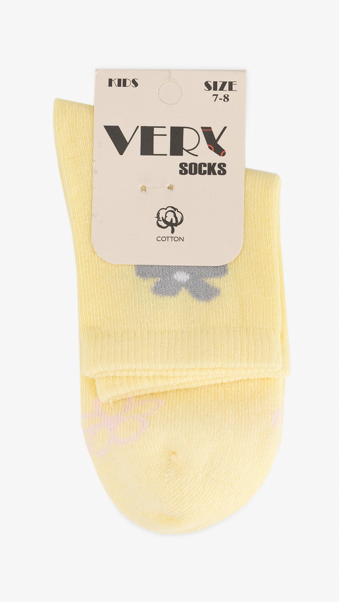 Шкарпетки для дівчинки Very Socks Квіти 134-140 см Жовтий  Фото №2
