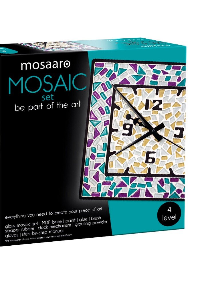 Скляна мозаїка Square clock Mosaaro MA4002 (5903858961576)  Фото №4