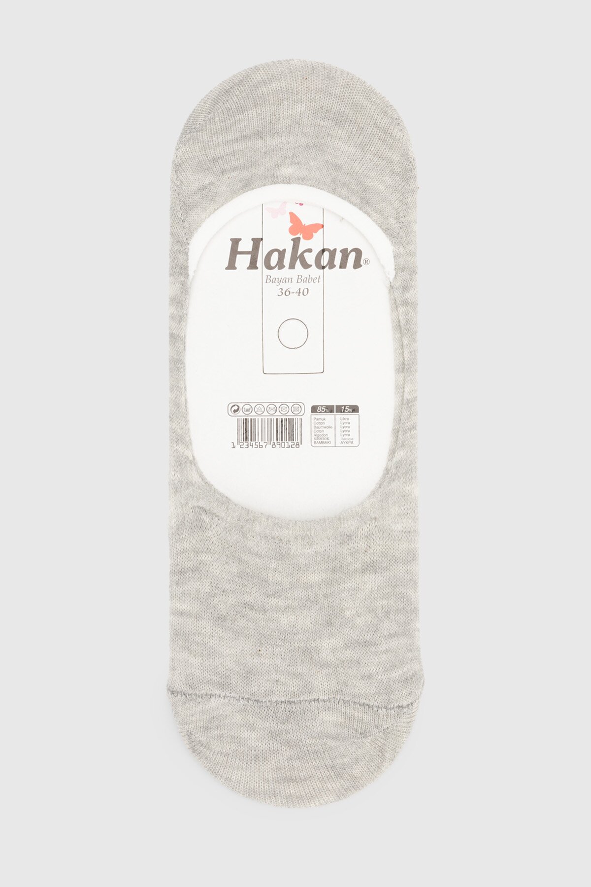 Слідки жіночі HAKAN Hakan 3 36-40 Сірий (2000990604880A)  Фото №0