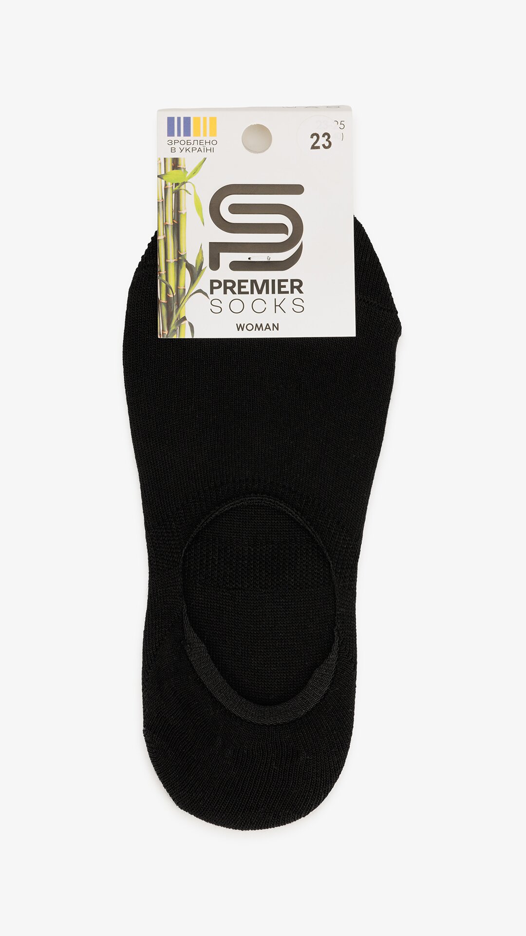 Следки женские PremierSocks 39-41 Черный  Фото №1