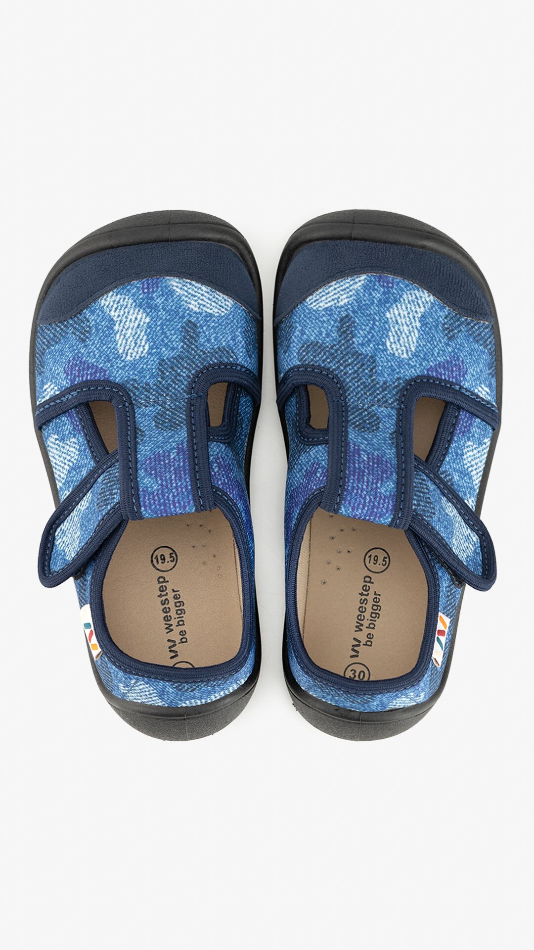 Слипоны для мальчика Weestep 701-129 25 Синий  Фото №7