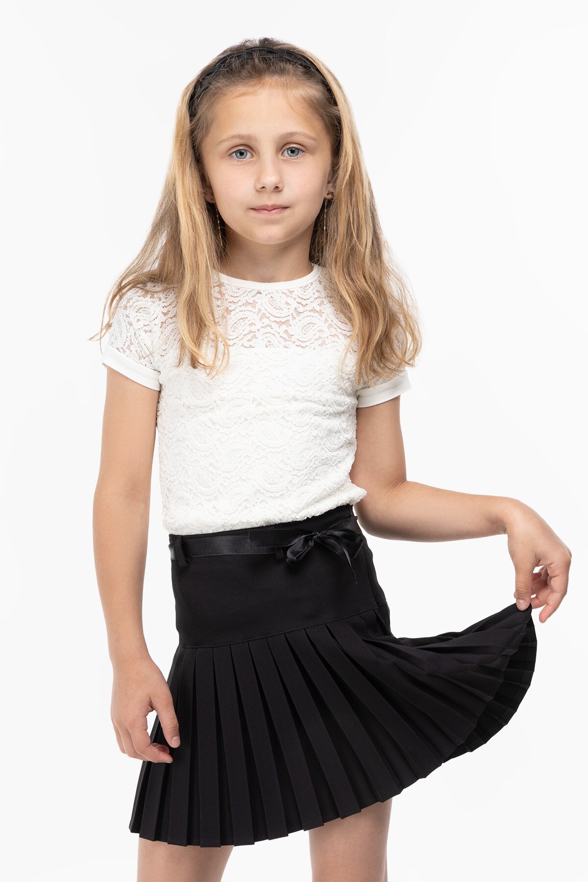 Спiдниця для дівчинки Baby Show 56012 104 см Чорний (2000989818656D)(SC)  Фото №3