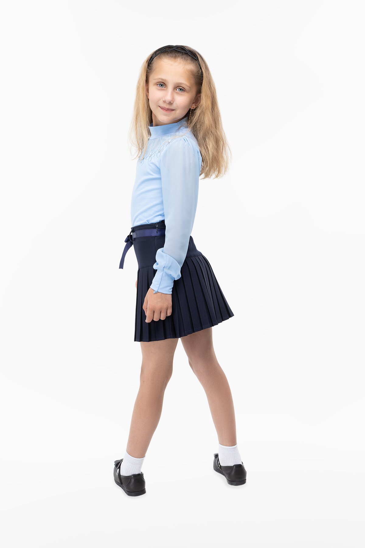 Юбка для девочки Baby Show 56012 104 см Синий (2000989818700D)(SC)  Фото №5