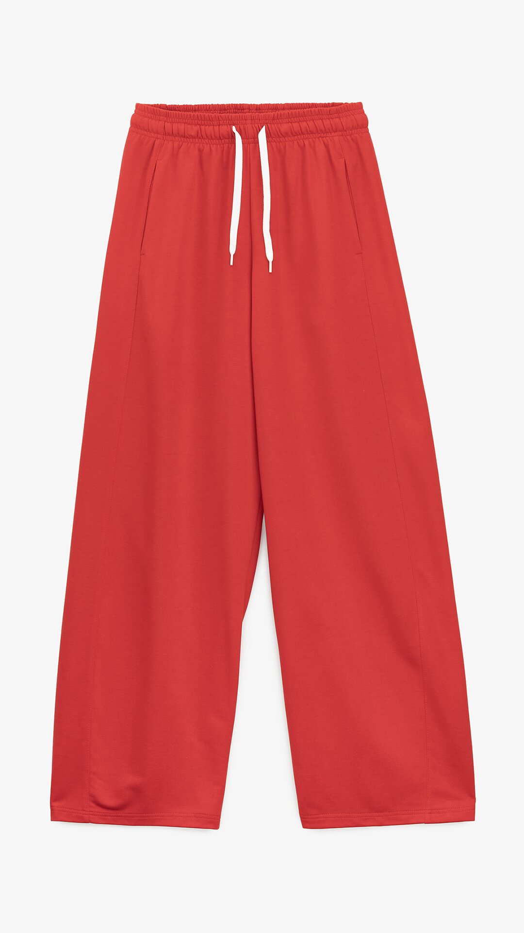 Купити Спортивні штани Baggy однотонні жіночі GENUA G01142-0009 S Червоний Артикул: 2000999558689 Фото повноекранне №6