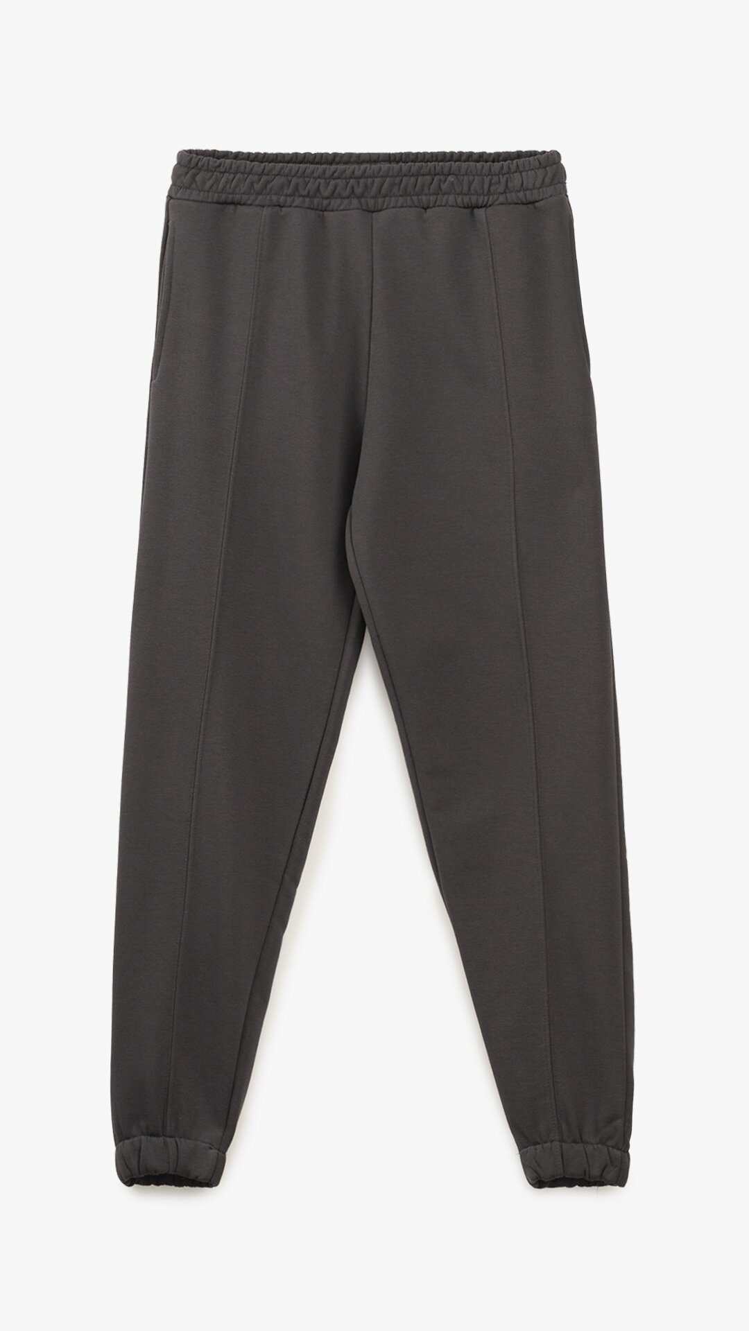 Купити Спортивні штани однотонні жіночі On me Onme-110 S Сірий Артикул: 2000999330674 Фото повноекранне №7