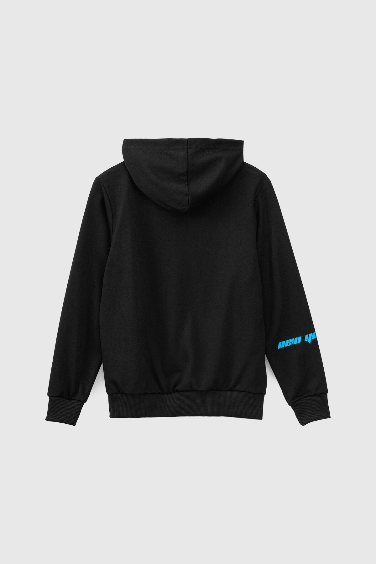 Спортивный костюм (кофта+штаны) для мальчика XHZ-0599 146 см Черно-голубой (2000990732996D)  Фото №11