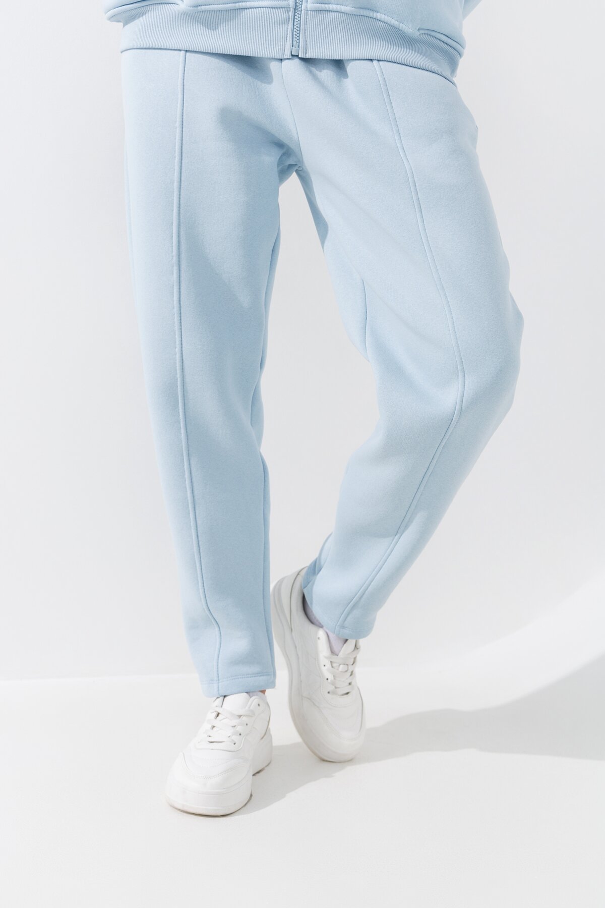Купити Спортивні штани Baggy жіночі Crep 1905-K XS Блакитний Артикул: 2000990775788 Фото повноекранне №2
