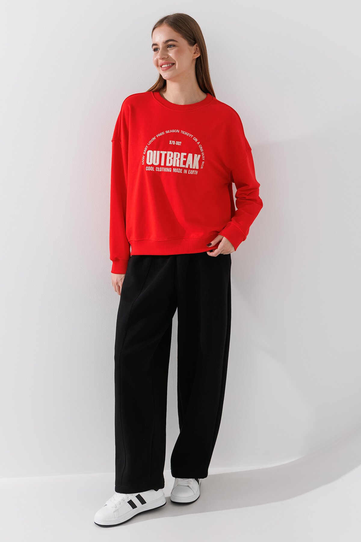 Спортивные штаны Baggy женские On me Onme-27 S Черный  Фото №0